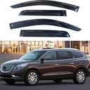 IG Window Visors Fit for 2008-2017 Buick Enclave, Out-Channel Rain Guards Vent Wind Deflectors 4PC, Car Accessories for 08-17 Enclave
