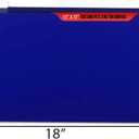 Performore 11X17 Hanging File Folders,1/5 Cut Adjustable Clear Plastic Tabs (25 Pack) Includes White Metal Rod Hangers, Plastic Label Tabs & Label Cards