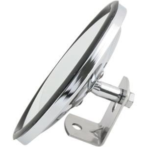 Grand General 33270 Chrome 5" Convex Blind Spot Mirror with "L" Bracket