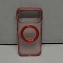 TORRAS 360 Magnetic Stand for iPhone 17 Pro Max Case, [Fit for MagSafe] [4X Military-Grade Protection] Slim Case for iPhone 17 Pro Max, 6.9", Translucent Burgundy Red, Ostand O3 Fitness Series