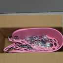 Pink Swing Seat - Heavy Duty Chain Plastic Coated - Playground Swing Set Accessories Replacement Gift Box Set Birthday Gift