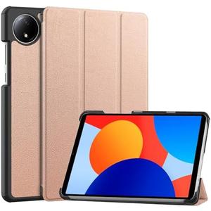 Smart Case for Xiaomi Redmi Pad SE 8.7'' 2024, Ratesell Lightweight Trifold Stand Smart Case Cover with Auto Wake/Sleep for Xiaomi Redmi Pad SE 8.7'' Rose Gold, 2 Packs