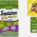 MixUps Catnip Fever Flavor Crunchy and Soft Cat Treats, 48 oz. Bag Pack of 3 BBD: 04-2027