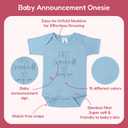 BIBIBLISSBABY First Grandchild Coming Soon Pregnancy Announcement Infant Bodysuit,New Pregnancy Announcement Gift for Grandma,Grandpa,Husband,Aunt,Family(0-3 months,Blush)