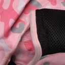 Pawaboo Pet Carrier Backpack, Adjustable Pet Front Cat Dog Carrier Backpack Travel Bag, Legs Out, Easy-Fit for Traveling Hiking Camping for Small Medium Dogs, Large Size, Pink Camouflage