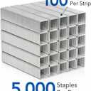Swingline Staples, Heavy Duty for Desktop Staplers, 1/2" Length, 100/Strip, 5000/Box (79392)