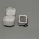 MMIZOO Wrist Blood Pressure Monitor Large LCD Display BP Machine Adjustable Cuff 5.31-7.68 inch Automatic 99x2 Sets Memory with Carrying Case for Home Use (W1681) (White)