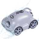 Cordless Robotic Pool Cleaner,Automatic Pool Vacuum Robot for In-Ground/Above Ground Pools,150 Min Runtime, IPX8 Waterproof, 2200 Sq Ft Coverage (Grey) (Gray)