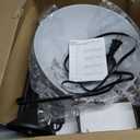 PESRAE Floor Lamp, Remote Control with Stpeless Color Temperatures and Brightness, Torchiere lamp for Bedroom, Living Room, Bulb Included (Matte Black)