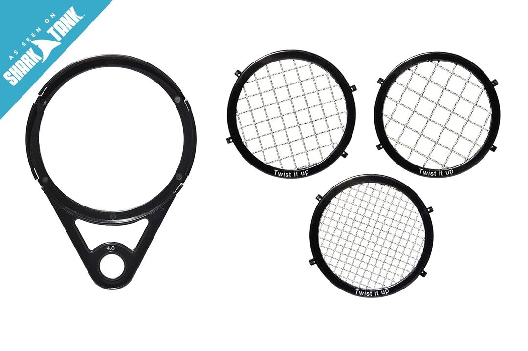 Twist Up Comb 4.0 Modular Design - Alternative to Hair Sponges, Creates Curls and Twists for Black Men, Tennis Racket Style