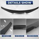 Spoiler for Audi A5 S5 RS5 B9 2018-2025 Custom Parts Trunk Lip Rear Wing Body Kits Carbon Fiber Look, Not for Convertibles 