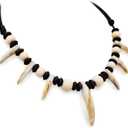 Beads Wolf Handmade Shark Vintage Adjustable Necklace For Men Women