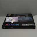 Wireless Keyboard and Mouse Combo, Ergonomic Wave, 9 RGB Backlit Effects, Leather Wrist Rest, Rechargeable 2.4G Silent Set for Computer/Windows/Mac, Black