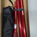 REHAND Walking Cane - Foldable, Adjustable, Collapsible Walking Canes for Men & Women, Heavy Duty All Terrain Tip, with Travel Bag | Walking Sticks for Seniors & Adults (Passion Red)