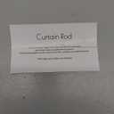 2 Pack Brown Curtain Rods for windows 32 to 48 inch, 5/8 inch Splicing Heavy Duty Metal Curtain Rod Set with Brackets, Brown 