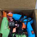 Mini Hot Glue Gun Kit 8 Pieces Hot Melt Gun Crafts for Kids School Craft Project DIY Arts and Home Quick Repairs (20 Watts,Multicolor)