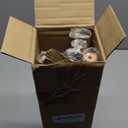 Boho Wood Curtain Rod, Decorative Curtain Rods for Windows 48 to 84 Inch with Handmade Wood Grain Leaf Finials, 1 Inch Adjustable Heavy Duty Vintage Rustic Window Treatment Rods, Easy Install (36''-88'' (1 Pack))