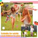 Deekin 200 Pcs Reusable Water Balloons Water Balls Games with 2 Mesh Bag Summer Outside Toys for Outdoor Fun Game Play
