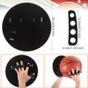 Basketball Shooting Trainer Kit Basketball Training Sleeve with Off-Hand Trainer Shooting Aid Accessories Improves Arm Strength Shot Alignment for Beginners Athletes Youth Adult, Size S