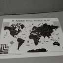 WoodLeo Wooden World Map 3D Art Large Wall Decor - Size (M, L, XL) Any Occasion Gift Idea - Wall Art For Home, Kitchen or Office