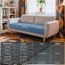 Hokway Couch Cushion Covers Stretch Cushion Covers Sofa Seat Cushion Slipcover Cushion Protector(DenimBlue, Medium)