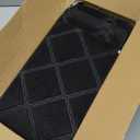 Stair Treads for Wooden Steps 15pcs - 8x30in Carpet Stairs Runner Indoor Non-Slip Stair Mats for Kids Elders and Pets (Cube Black)