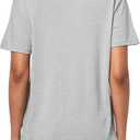 Lucky Brand Women's I Love Wine Boyfriend Tee (Gray, L)