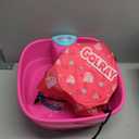 Golray Kid Foot Spa & Nail Kit, Girl Gift for 5 6 7 8-12 Year Old Toys Manicure Pedicure Art Salon, Massage Bubble & Music Foot Soak Tub, Spa Day Sleepover Party Supply Christmas Girl Birthday Gift