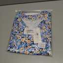 ROSRISS Plus-Size-Womens-Summer-Tops Casual Polo V Neck Work T Shirts Cute Flowy Pleated Blouses Trendy Short Sleeve Tunics (XXL)