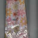 2pcs Daisy Tablecloth, 54 x 108 Inch Plastic Bohemian Floral Tablecloth Vintage Hippie Flowers Rectangular Tablecloth for 70s Birthday Baby Shower Wedding Party Table Cover Decoration