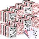 Zubebe 48 Pack Playing Cards Bulk Deck of Cards Jumbo Index Red and Black Standard Poker Size Travel Playing Item for Activities Party Supplies Games Novelty Gift