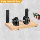 6 Pack - L 8" x H 6" x W1.5, 5mm Thick Black L Shelf Bracket, Iron Shelf Brackets, Metal Shelf Brackets, Floating Shelf, Shelf Supports with Screws