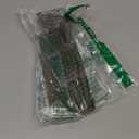 All Purpose Utility Zipper Pouch, EDC Organizer, Water Resistant, Durable Waxed Canvas with Full Grain Leather, Carabiner, Inner Pockets, Office Work Essentials, Charger Case, Pencil Case. Olive.