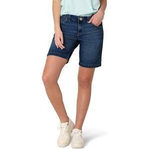 Lee Women's Legendary 9" Chino Bermuda Short (Blue, 6)