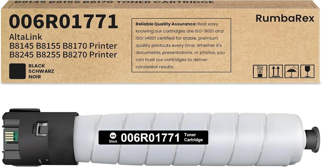 AltaLink B8145 B8155 B8170 Toner Cartridge High-Yield Replacement for Xerox 006R01771 Toner Cartridge for AltaLink B8145 B8155 B8170 B8245 B8255 B8270 Printer Ink 1-Pack, Black [52,000 Pages]