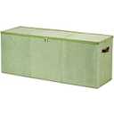 VinneGenzz Extra Large Storage Box with Zippered Lid 130L Jumbo Basket Bin