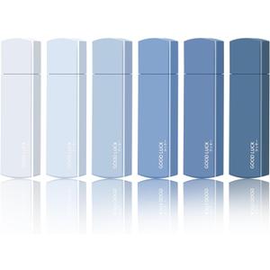 Amabro Small White Out Tapes, 6PCS Tape Roller Instant Correction Tape Mini Whiteout Tape Set Cute Correction Rollers for Students Office Workers Home School Stationery Supplies (Gradient Blue)