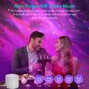 Galaxy Projector, Bedroom Star Projector, Galaxy Light Projector with Remote Control and Timer, Adjustable LED Light Colour, Brightness and Speed, Star Projector for Bedroom Parties.