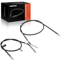 A-Premium Rear Parking Brake Cable Assembly Compatible with Chevrolet & GMC | for Silverado 1500 2001-2005, Sierra 1500 2001-2005, Set of 2 - Replace# 15084210