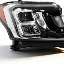 Passenger Side alogen Headlight Assembly Compatible with Expedition XLT Limitated 2018 2019 2020 w/Bulbs Right Headlamp JL1Z-13008-K