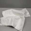 ALYVIA SPRING Stall Fabric Shower Curtain Liner Waterproof - 60" x 72", Soft & Lightweight Stall Size Shower Curtain with Magnets, Machine Washable - 60x72, White