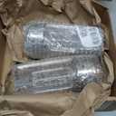 PIKAFOX 2 Pack Crystal Lantern lamp with Touch Dimming, Rechargeable LED Table Lamp, 3-Color Adjustable Brightness, 4200mAh Battery Powered Desk Light for Bedroom, Restaurant, Outdoor