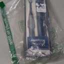 Aquasonic Icon ADA-Accepted Rechargeable Toothbrush | Magnetic Holder & Slim Travel Case | 2 Brushing Modes & Smart Timers | Gentle Micro-Vibrations (Navy) (1 Count (Pack of 1))