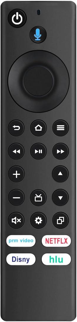 Voice Replacement Remote fit for Amazon Omni Series TV 43" 50" 55" 65" 75" 4K UHD Smart TV 4K65M600A 4K43M600A 4K55M600A 4K75M600A 4K50M600A Amazon TV 4-Series 4K50N400A 4K43N400A 4K55N400A