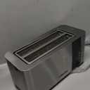 Mueller UltraToast Full Stainless Steel Toaster 4 Slice, Long Extra-Wide Slots for Bagels and Waffles, 6 Browning Levels, LED Display, Cancel/Defrost/Reheat Functions & Removable Tray, Kitchen Gadgets