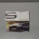 Tailgate Insert Letters Compatible for 2022 2023 2024 2025 Santa Cruz 4D Raised Tailgate Decal Letters (Double Layer Red Edge Black Faced)