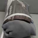 MAIHER Extra Wide Pinch Pleat Curtains Blackout, Thermal Insulated Room Darkening Drape for Living Room, Bedroom, Light Grey, 84 Inch Wide by 96 Inch Long, 1 Panel