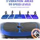 Fitness Vibration Plate Exercise Equipment Whole Body Shape Exercise Machine Vibration Platform Fit Massage Workout Trainer,Max User Weight 330lbs