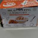 Sourdough Starter Kit, Sourdough Bread Baking Supplies, Cotton Rope Banneton Bread Proofing Basket Set with Sourdough Starter Jar for Bread Making Baking, Sour Dough Kit Tools Gifts for Bakers Women