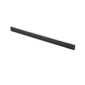 Econoco REMAB4 Rectangular Tubing, 4' Length x 1/2" x 1-1/2", Black (Pack of 10)